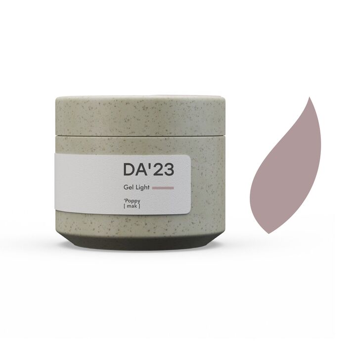 DA'23. Gel Light, Poppy, 15 ml, гель середньо-рідкої консистенції #1
